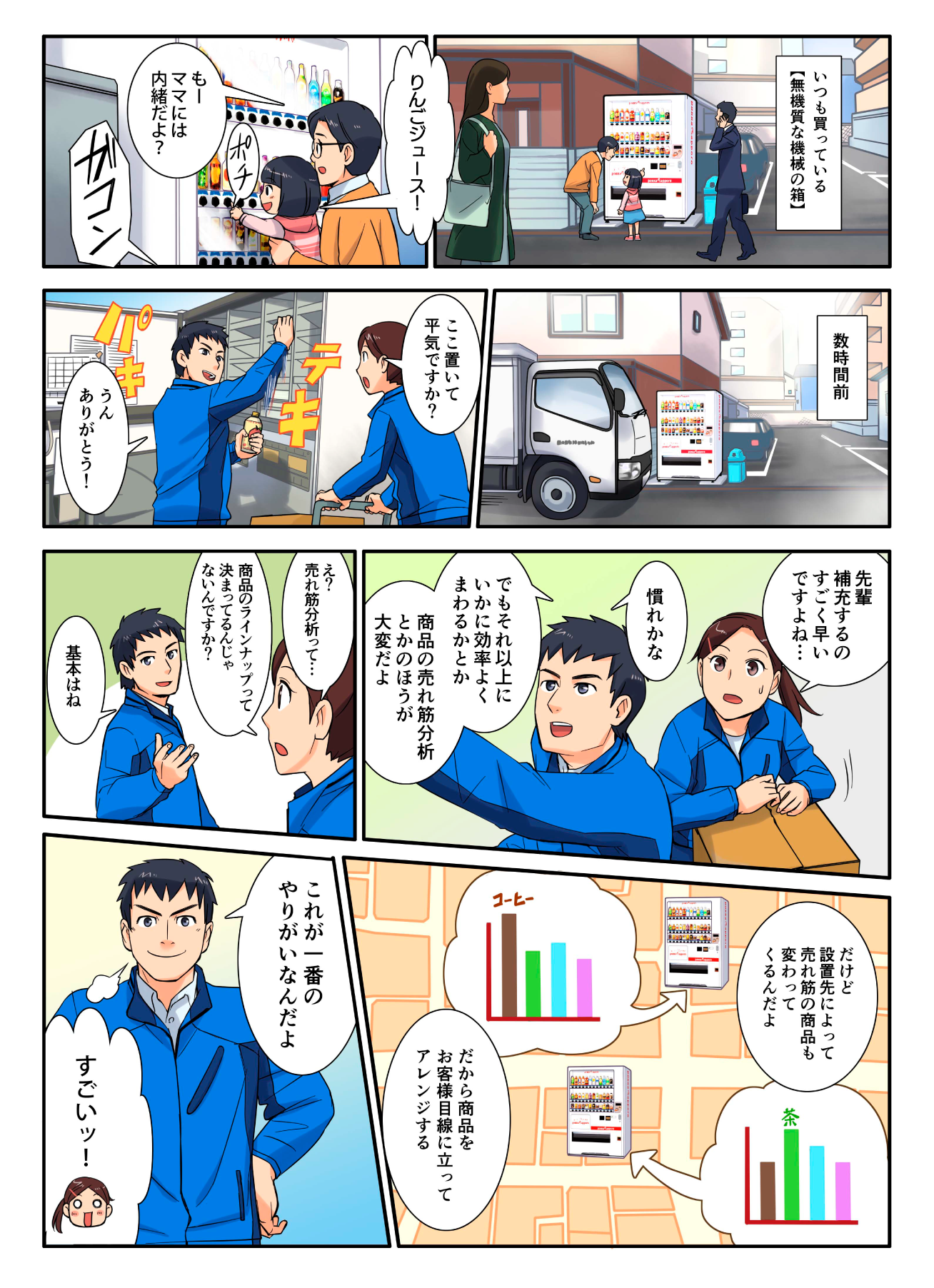 仕事紹介マンガ